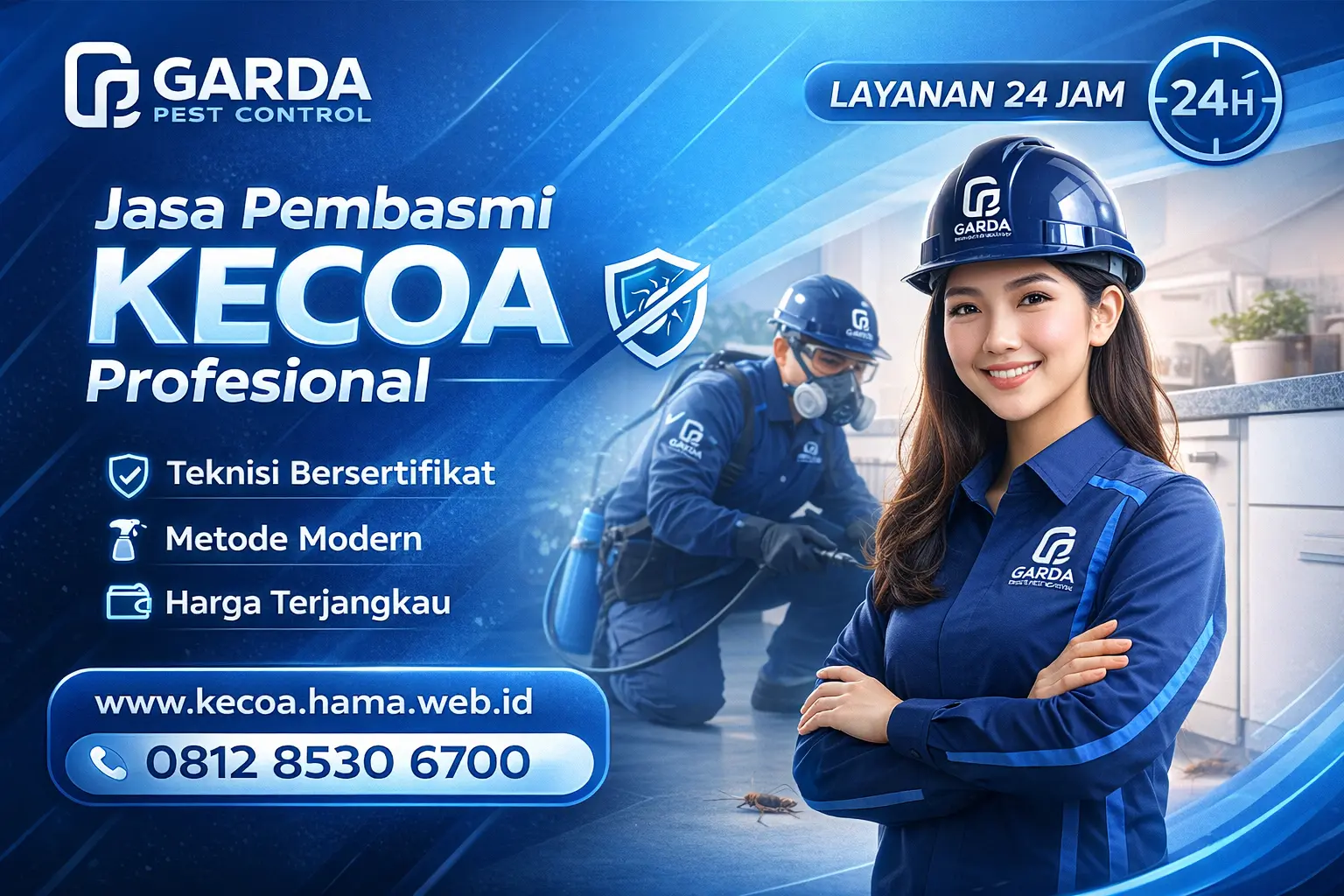 Jasa Pembasmi Kecoa di Banyuwangi Layanan Home Service