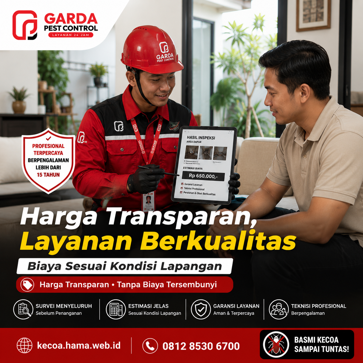 Jasa Pembasmi Kecoa untuk Restoran di Sleman Terbaik dan Cepat